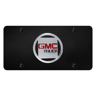 Autogold® - License Plate with 3D GMC Truck Emblem