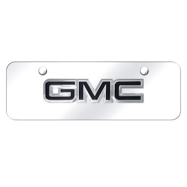 Autogold® - Mini Size License Plate with 3D GMC OEM Logo