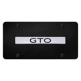 Autogold® - License Plate with 3D Chrome GTO Logo