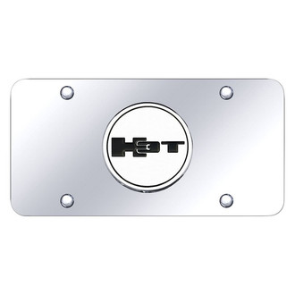 Autogold® - Chrome License Plate with 3D Chrome H3T Emblem