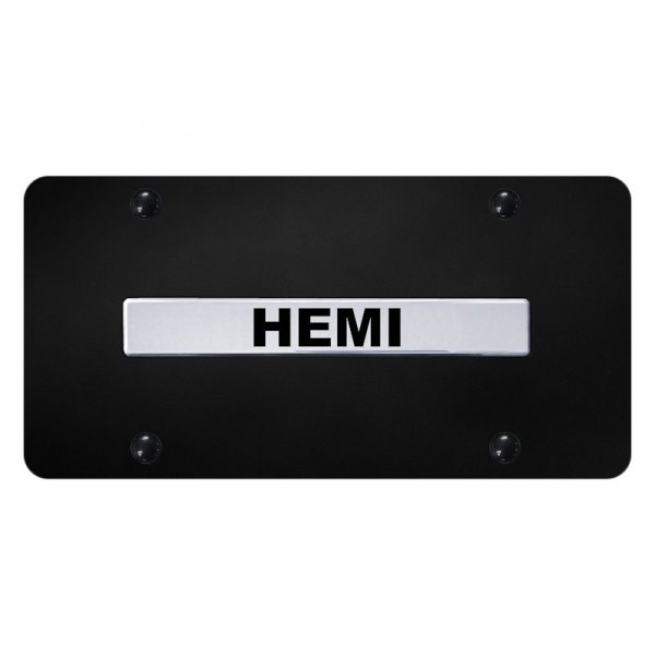 Autogold® - License Plate with 3D HEMI Logo