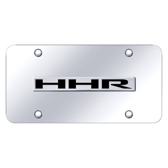 Autogold® - Chrome License Plate with 3D Chrome Chevrolet HHR Logo