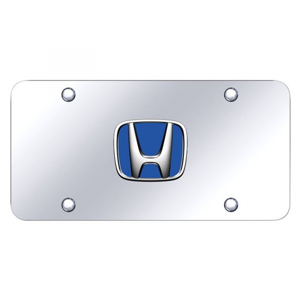 Autogold® - License Plate with 3D Honda Emblem