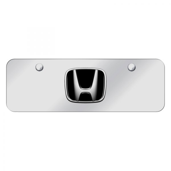 Autogold® - Mini Size License Plate with 3D Honda Emblem