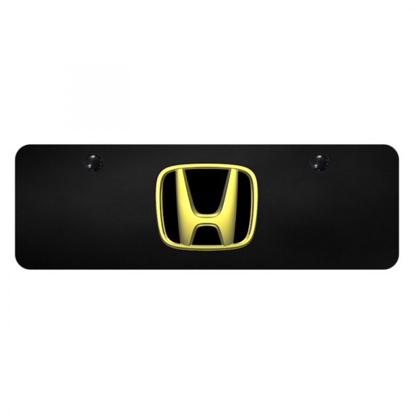 Autogold® - Mini Size License Plate with 3D Honda Emblem