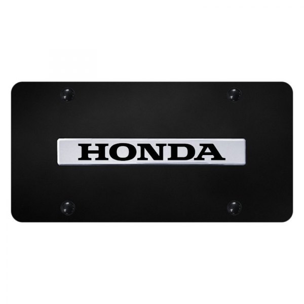 Autogold® - License Plate with 3D Honda Logo