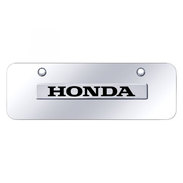 Autogold® - Mini Size License Plate with 3D Honda Logo