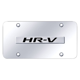 Autogold® - Chrome License Plate with 3D Chrome HR-V Logo