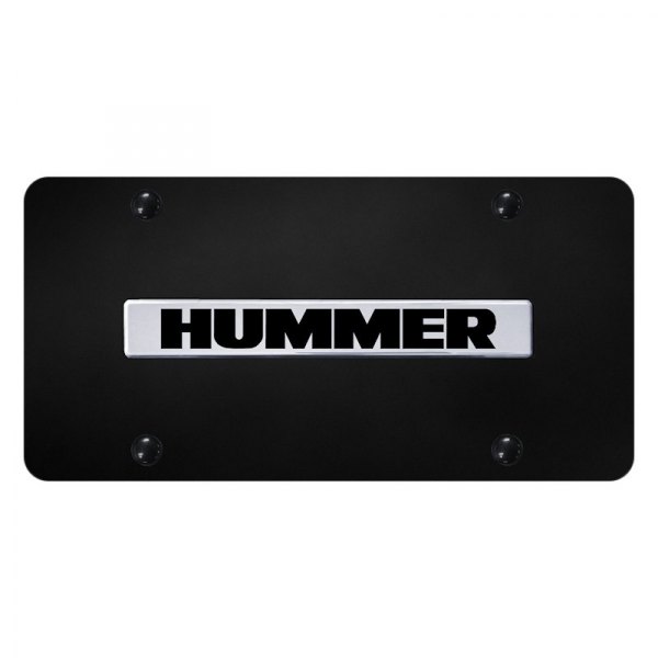 Autogold® - License Plate with 3D Hummer Logo