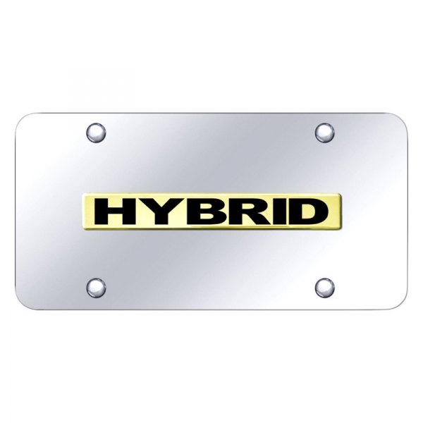 Autogold® - License Plate with Hybrid Logo