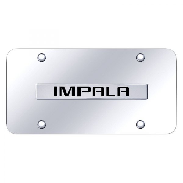 Autogold® - License Plate with 3D Impala Logo