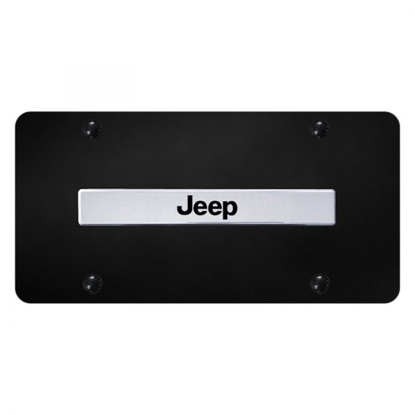 Autogold® - License Plate with 3D Jeep Logo