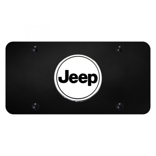 Autogold® - License Plate with OEM Style Jeep Logo