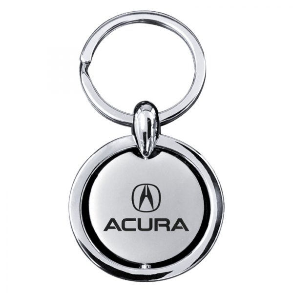 Autogold® - Acura Revolver Silver Key Chain