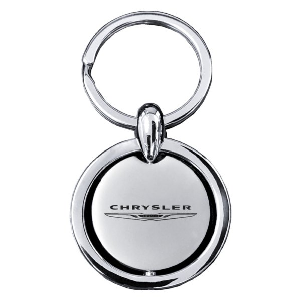 Autogold® - Chrysler Revolver Silver Key Chain