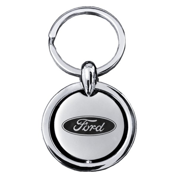 Autogold® - Ford Revolver Silver Key Chain