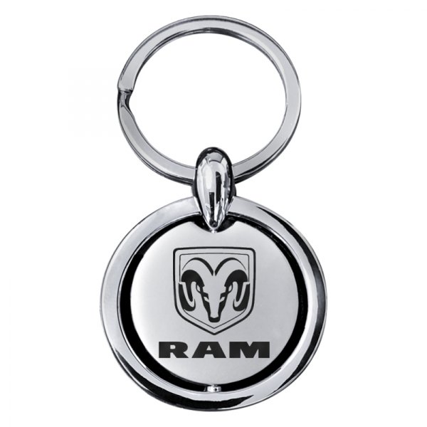 Autogold® - Ram Revolver Silver Key Chain