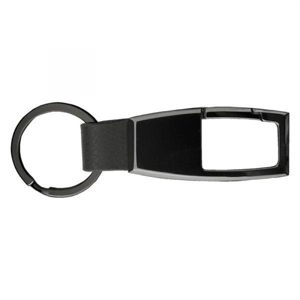 Autogold® - Blank Premier Carabiner Black Pearl Key Chain