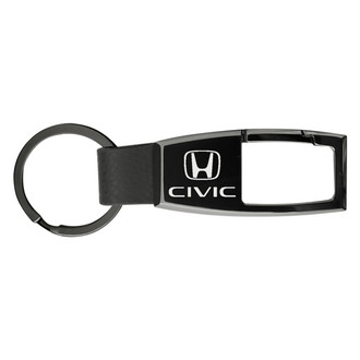 Autogold® - Civic Premier Carabiner Black Pearl Key Chain