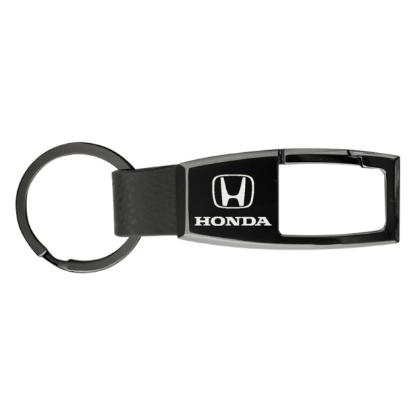 Autogold® - Honda Premier Carabiner Black Pearl Key Chain