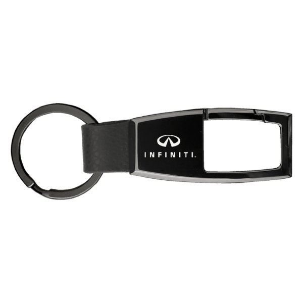 Autogold® - Infiniti Premier Carabiner Black Pearl Key Chain