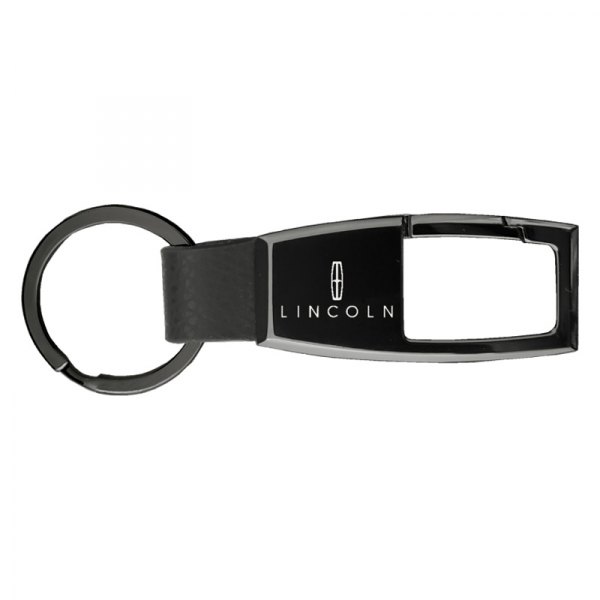 Autogold® - Lincoln Premier Carabiner Black Pearl Key Chain