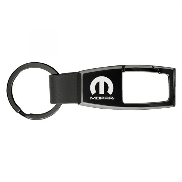 Autogold® - Mopar Premier Carabiner Black Pearl Key Chain