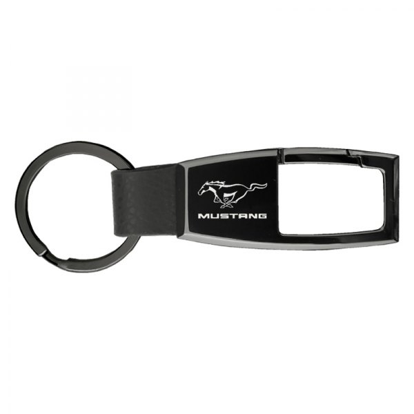 Autogold® - Mustang Premier Carabiner Black Pearl Key Chain