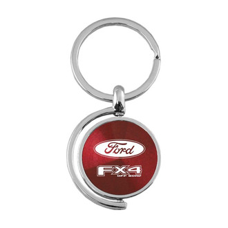Autogold® - FX4 Burgundy Spinner Key Chain