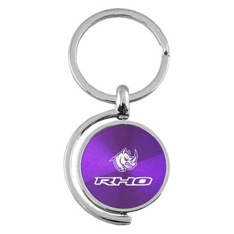 Autogold® - RHO Head Purple Spinner Key Chain