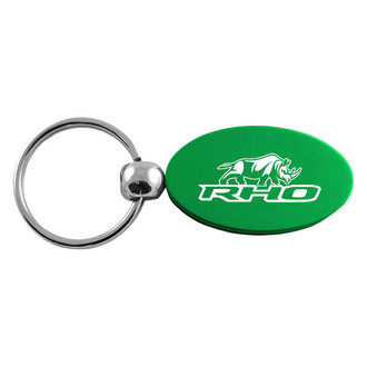 Autogold® - RHO Stacked Green Oval Key Chain