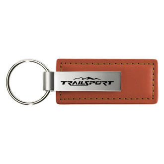 Autogold® - TrailSport Brown Leather Key Chain