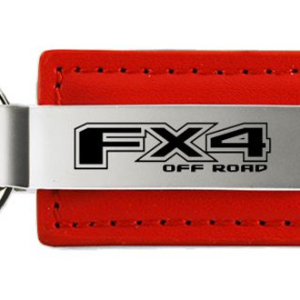 Autogold® - FX4 Red Leather Key Chain