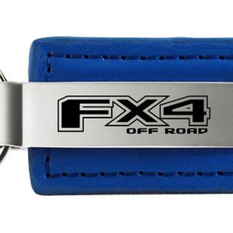 Autogold® - FX4 Blue Leather Key Chain