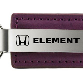 Autogold® - Element Purple Leather Key Chain