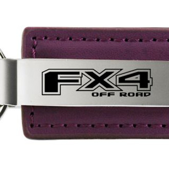 Autogold® - FX4 Purple Leather Key Chain