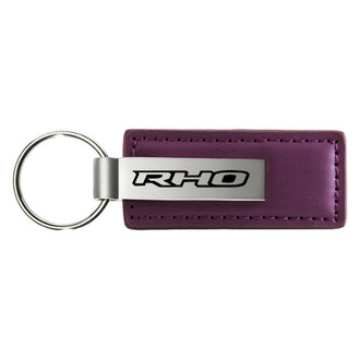 Autogold® - RHO Purple Leather Key Chain