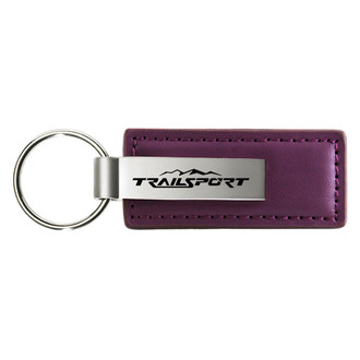 Autogold® - TrailSport Purple Leather Key Chain