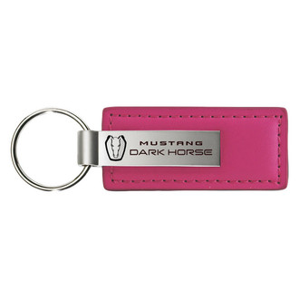 Autogold® - Dark Horse Pink Leather Key Chain