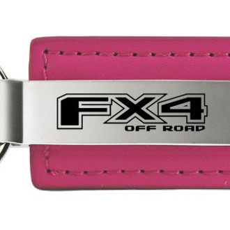 Autogold® - FX4 Pink Leather Key Chain