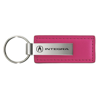 Autogold® - Integra Pink Leather Key Chain