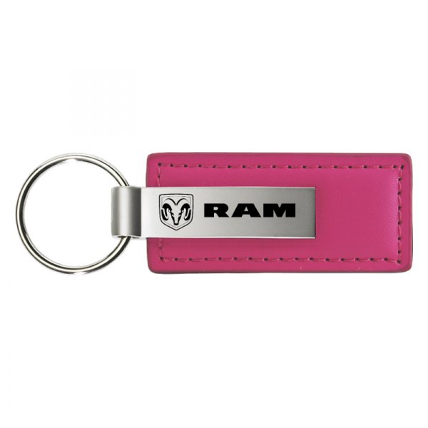 Autogold® - Ram Pink Leather Key Chain