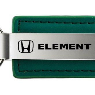 Autogold® - Element Green Leather Key Chain