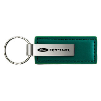 Autogold® - Raptor Green Leather Key Chain