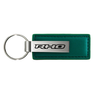 Autogold® - RHO Green Leather Key Chain