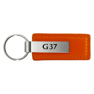 Autogold® - G37 Orange Leather Key Chain