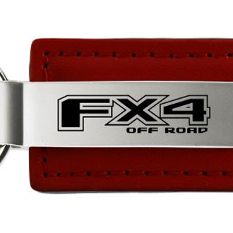 Autogold® - FX4 Burgundy Leather Key Chain
