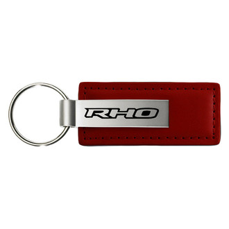 Autogold® - RHO Burgundy Leather Key Chain