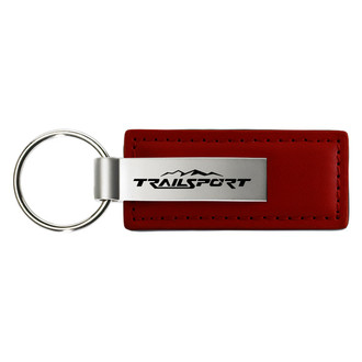 Autogold® - TrailSport Burgundy Leather Key Chain