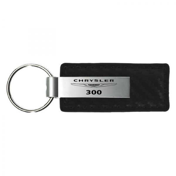 Autogold® - 300 Black Carbon Fiber Leather Key Chain